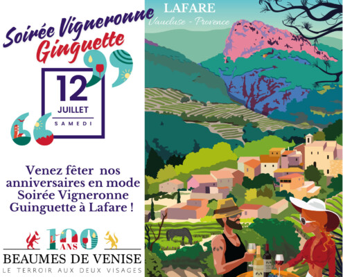 Venez fêter nos anniversaires en mode Soirée Vigneronne Guinguette à Lafare !