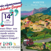 Venez fêter nos anniversaires en mode soirée vigneronne, ambiance Gospel